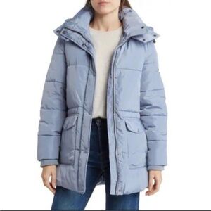 Lucky Brand Sky Blue Puffer Jacket Sz. M